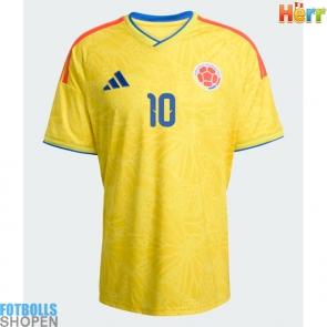 Billiga Colombia James Rodriguez #10 Hemmatröja VM 2026 Kortärmad
